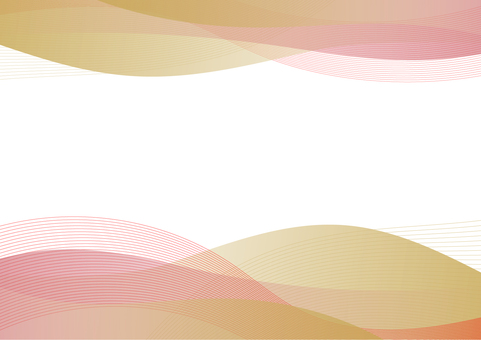 #3482抽象波模様フレーム背景 抽象,背景,フレーム,波模様,曲線,ライン,カーブ,グラデーション,淡色,くすみカラーのイラスト素材