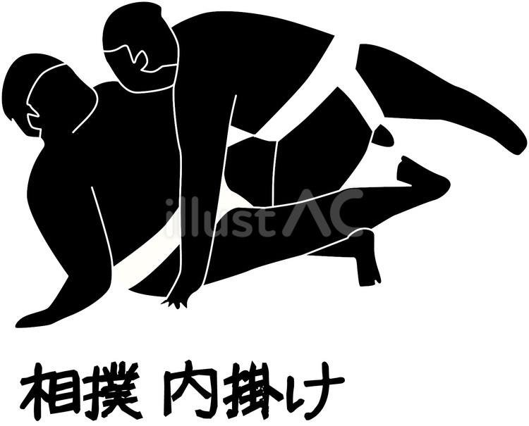 相撲　　 相撲,格闘技,伝統のイラスト素材