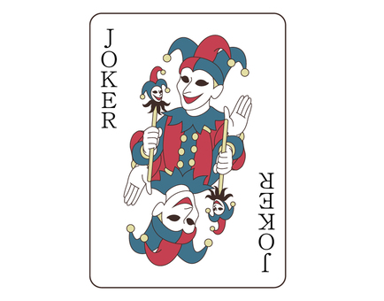 ジョーカー ジョーカー,トランプ,カードゲーム,カード,ババ抜き,ババのイラスト素材