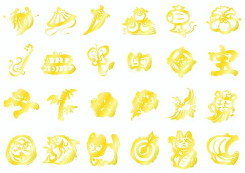Treasure pattern golden set, JPG, PNG and AI Treasure pattern golden set, treasure, pattern, gold, JPG, PNG and AI