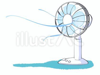 扇風機のイラスト