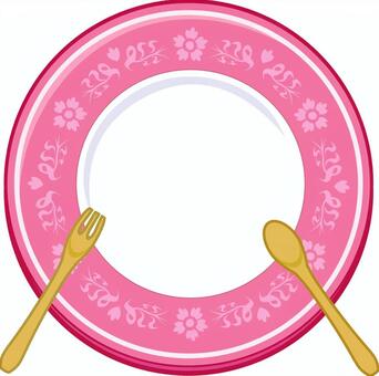 Plate Board (Pink), dish, plate, pink, JPG, PNG and EPS