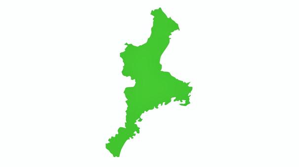 地図　三重県 三重,三重県,地図,都道府県,挿絵,日本地図,マップ,ワンポイント,地方,近畿地方のイラスト素材