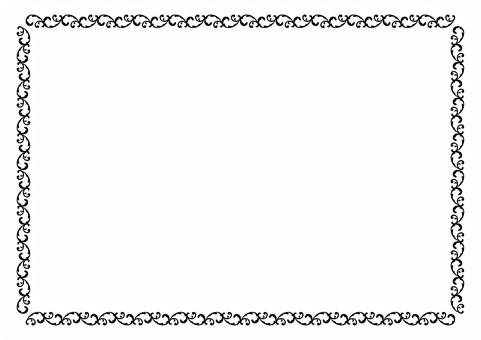 四角いエレガントフレーム2025②黒 エレガント,フレーム,四角,角型,飾り枠,クラシック,デコレーション,葉,ボタニカル,グラフィックのイラスト素材