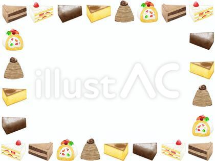 食べ物 デザート ケーキ フレーム
