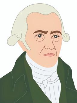 J・B・ラマルク（カラー） ラマルク,歴史,科学,サイエンス,生物学,進化論,遺伝,無脊椎動物,フランス,19世紀のイラスト素材