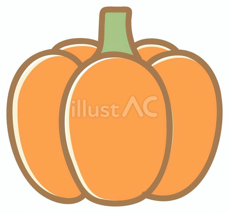 かぼちゃ02 ハロウィン,かぼちゃ,カボチャのイラスト素材
