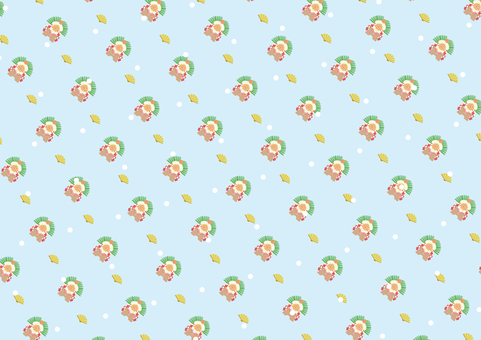 正月_パターン_鏡餅_04