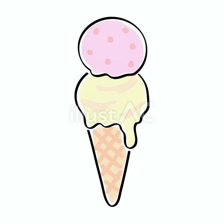 アイスクリーム アイスクリーム,アイス,コーンアイスのイラスト素材