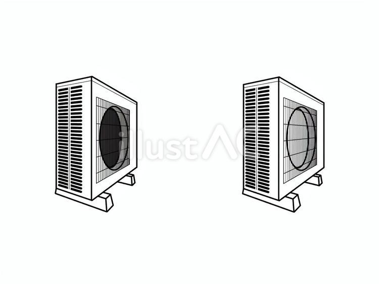 室外機 室外機,セット,室外のイラスト素材