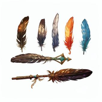 Illustration, feather, game, simple, 