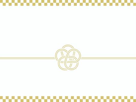 熨斗のイラスト　水引 水引,あわじ結び,熨斗,お祝い,和風,御歳暮,御中元,プレゼント,贈答,のし紙のイラスト素材