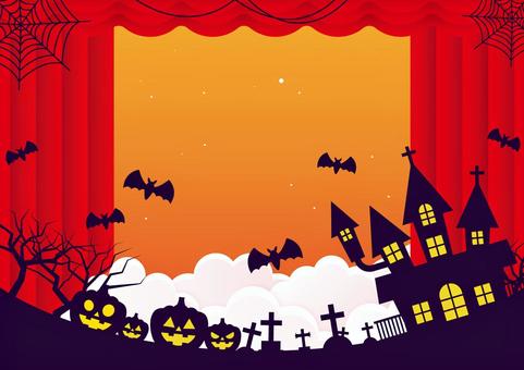 ポップで可愛いハロウィンのイメージ素材