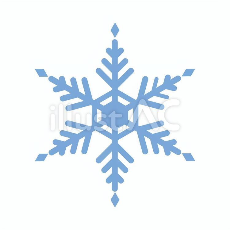 結晶 雪,冬,クリスマスのイラスト素材