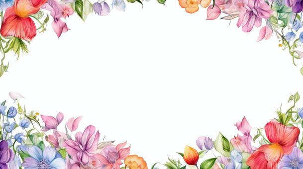 spring flower frame, flower, bright, spring, JPG and PNG