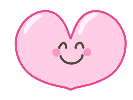 Illustration, heart, feeling, a smile, 