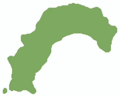 手描きのゆるい高知県の地図背景イラスト 高知県,地図,都道府県,マップ,地方,地形,地理,社会,地域,手描きのイラスト素材