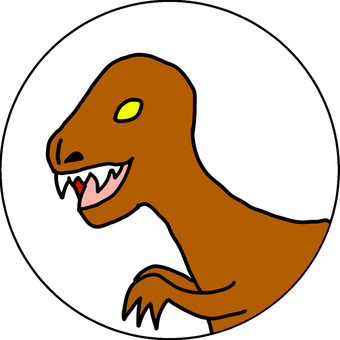 恐竜 恐竜,ダイナソー,ティラノサウルス,爬虫類,ジュラ紀のイラスト素材