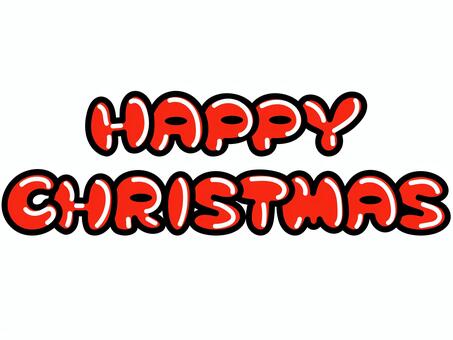 ハッピークリスマス　冬の手描き風POP クリスマス,christmas,ハッピークリスマス,happychristmas,タイトル,かわいい,デザイン,sns,アイコン,popのイラスト素材
