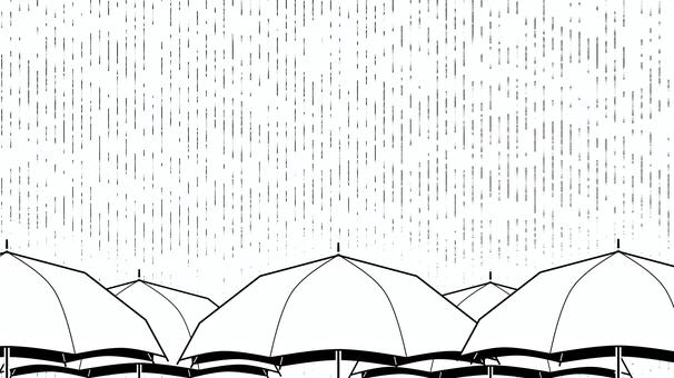 Illustration, umbrella, rain, raindrops, 