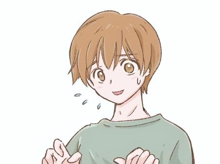 焦る男性 困る,困り顔,焦る,愛想笑い,苦笑い,引きつる,迷う,まずい,どうしよう,しまったのイラスト素材