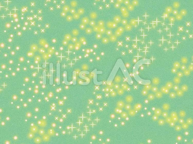 千代紙　縮緬星（緑） 緑,みどり,黄色のイラスト素材