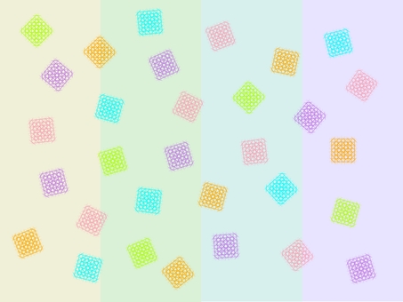 カラフルな世界 背景,壁紙,カラフル,パステルカラー,かけあみのイラスト素材