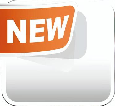 NEWフレーム new,フレーム,囲い,チラシ,ウェブ,web,無地,見出し,飾り罫,小見出しのイラスト素材