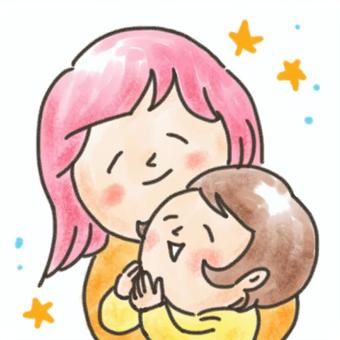 子育てママと子供