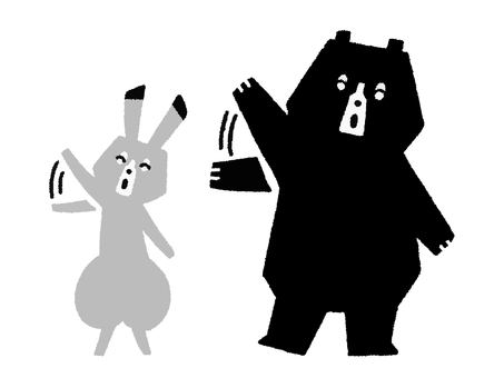 Bear and Rabbit 353: Goodbye, , JPG, PNG and AI