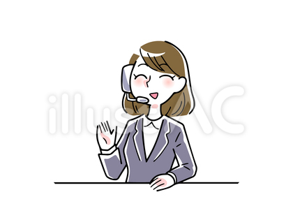 コールセンターの女性
