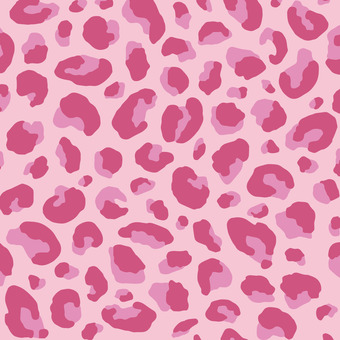 ピンクのヒョウ柄