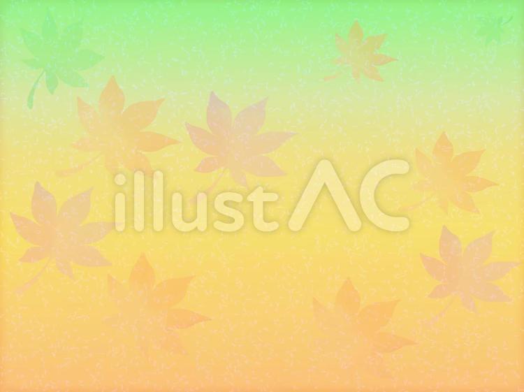  170916-02 装飾,葉っぱ,紅葉のイラスト素材