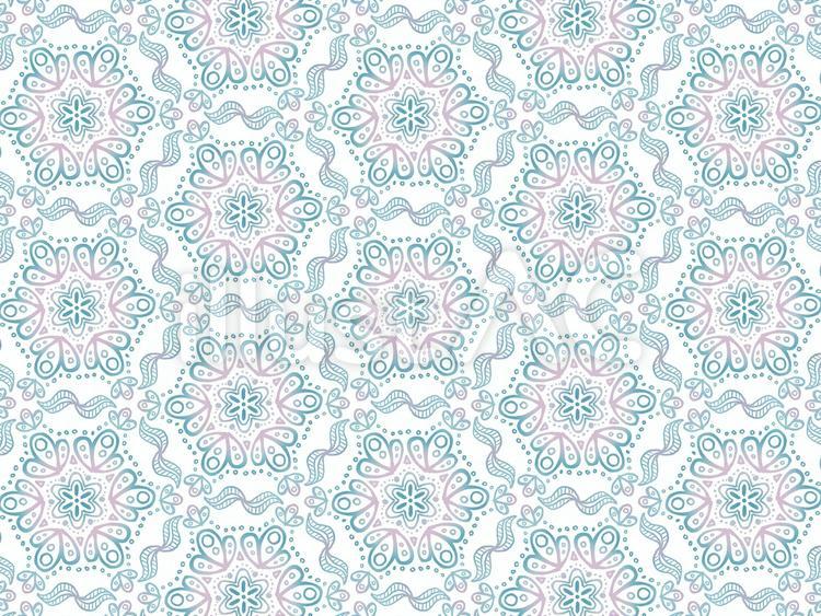 パターン画像　エスニック風模様 アジアン,エスニック,レトロのイラスト素材