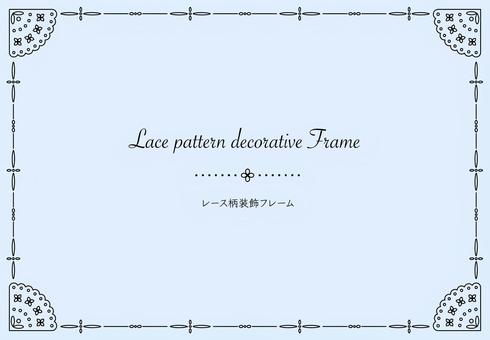 Decorative frame with lace pattern, rahmen, rennen, dekoration, JPG, PNG and AI