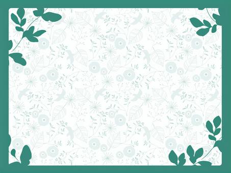 Botanical frame background 4, red, flower handle, pattern, JPG and AI