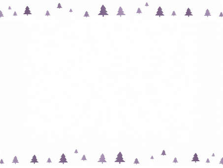 328.背景 フレーム,枠,背景,壁紙,ツリー,木,もみの木,森,冬,ウィンターのイラスト素材