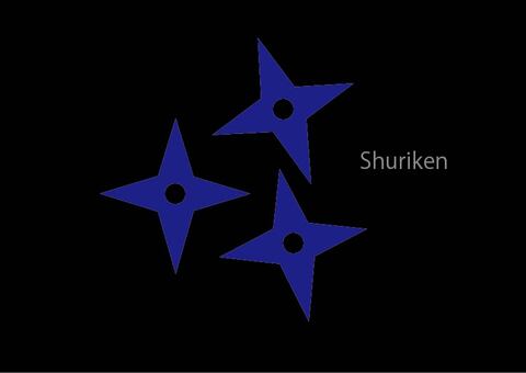 Shuriken, , JPG, PNG and AI