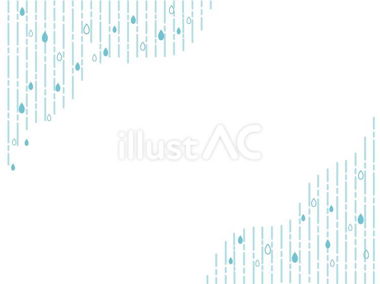 雨だれのフレーム-2 雨,雨だれ,フレームのイラスト素材