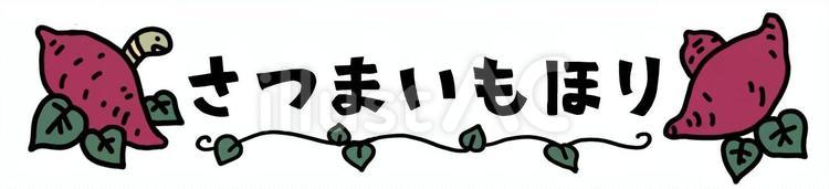 ひらがな　さつまいもほり ひらがな,文字,かわいいのイラスト素材