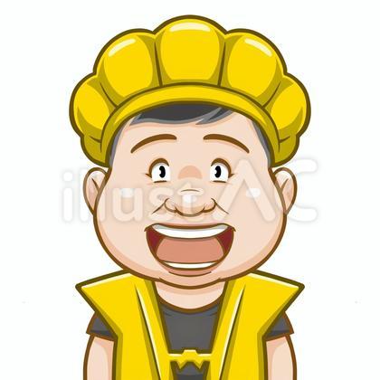 米寿ちゃんちゃんこ/男性の顔イラスト