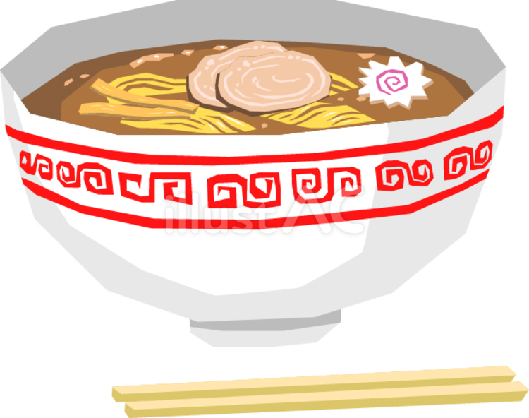 中華料理屋のラーメン（中華そば） 中華料理,ラーメン,麺類のイラスト素材