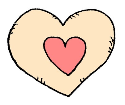 Heart shaped cookie, , JPG and PNG