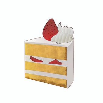 ショートケーキ ショートケーキ,ケーキ,クリスマス,誕生日,スイーツ,お菓子のイラスト素材