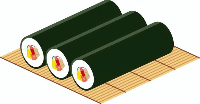Illustration, ebata winding, setsubun, futomaki, 
