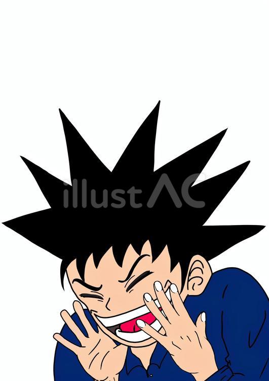 伝えたい!! 男性,叫ぶ,告白のイラスト素材