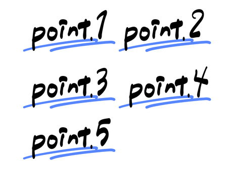 Illustration, point, point 1, point 2, 