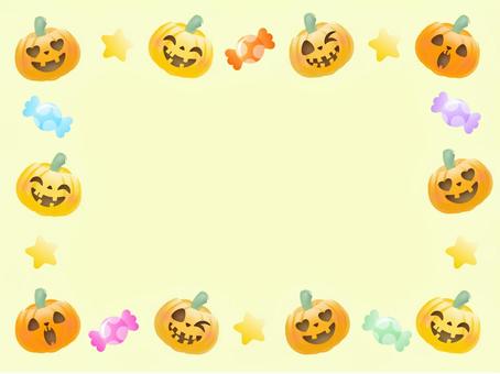 ハロウィン ハロウィン,フレーム,万聖節,お祭り,秋,文化のイラスト素材
