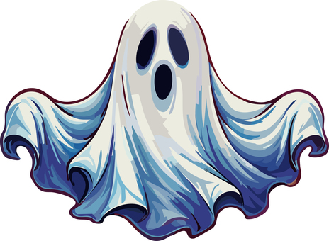 【ハロウィン】オバケのイラスト