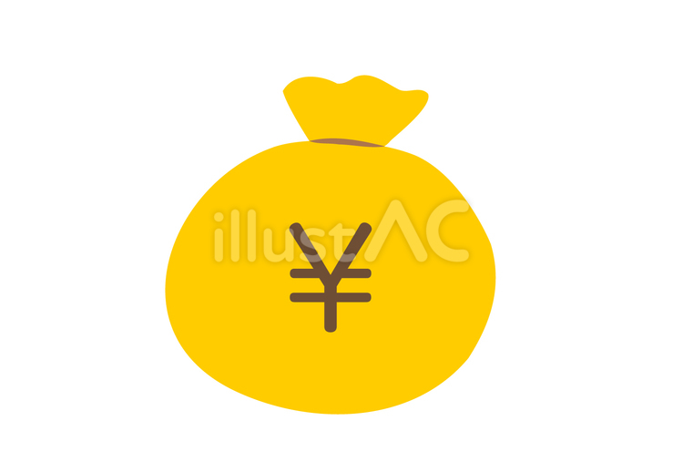 お金の袋 お金,貯金,マネーのイラスト素材